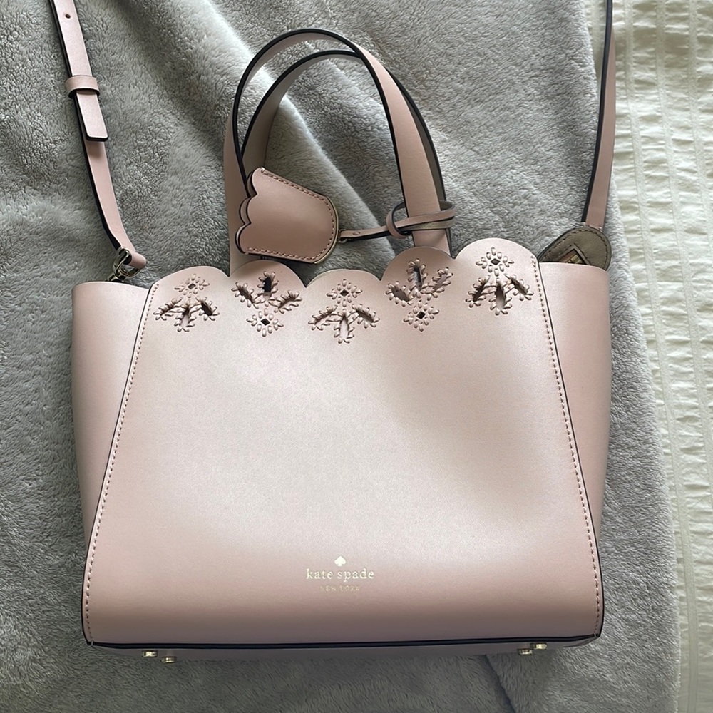 light pink kate spade purse